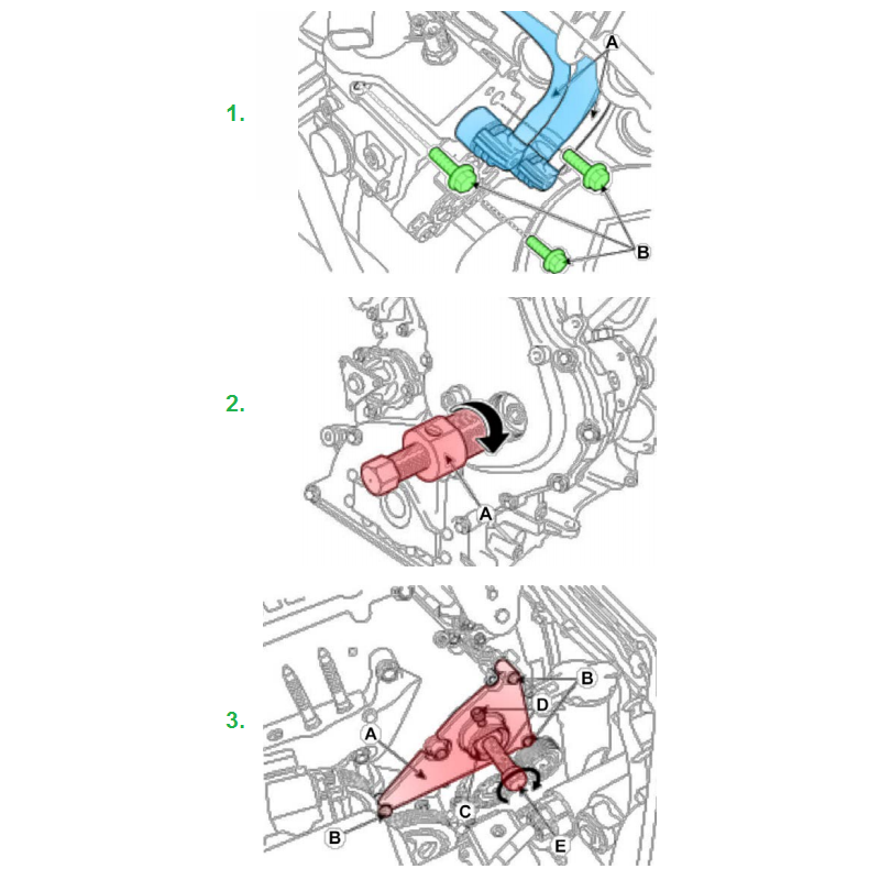 Modul 1/6 - Sťahovák reťazového kolesa vysokotlakového čerpadla, pre Hyundai, Kia, BGS 9497
