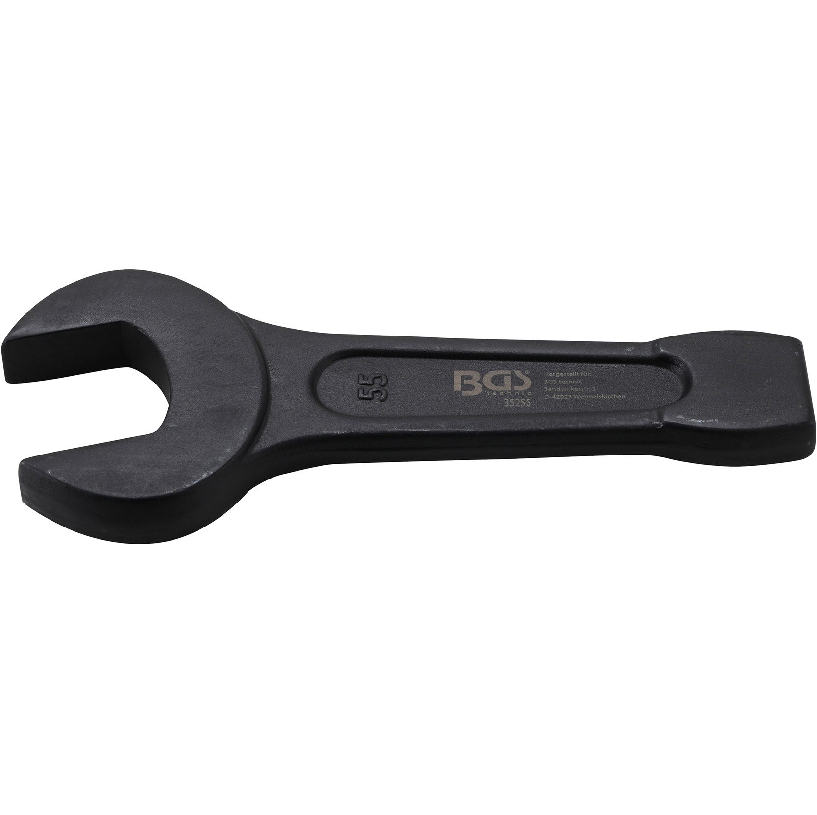 Kľúč plochý vidlicový, úderový, 55 mm BGS 35255