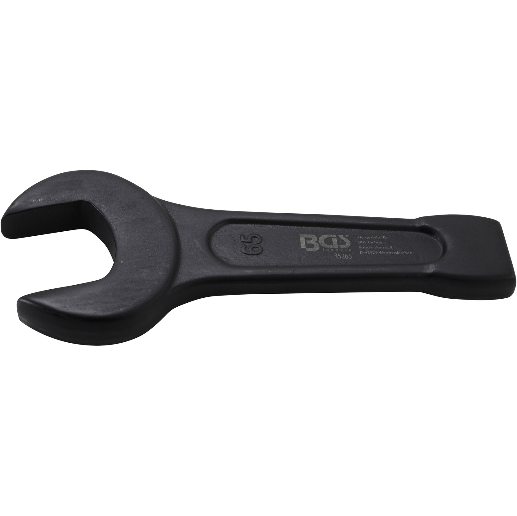 Kľúč plochý vidlicový, úderový, 65 mm BGS 35265