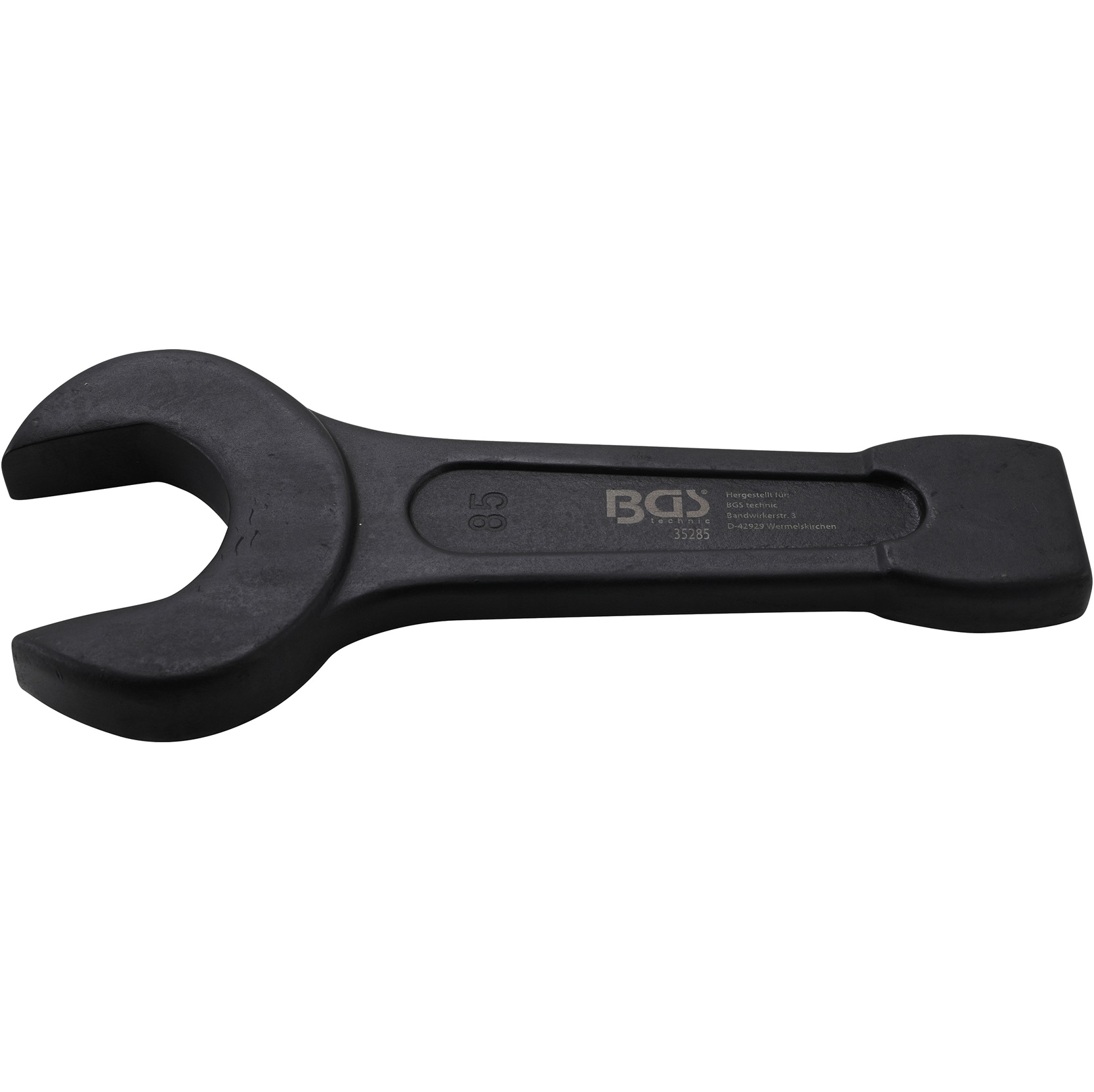 Kľúč plochý vidlicový, úderový, 85 mm BGS 35285