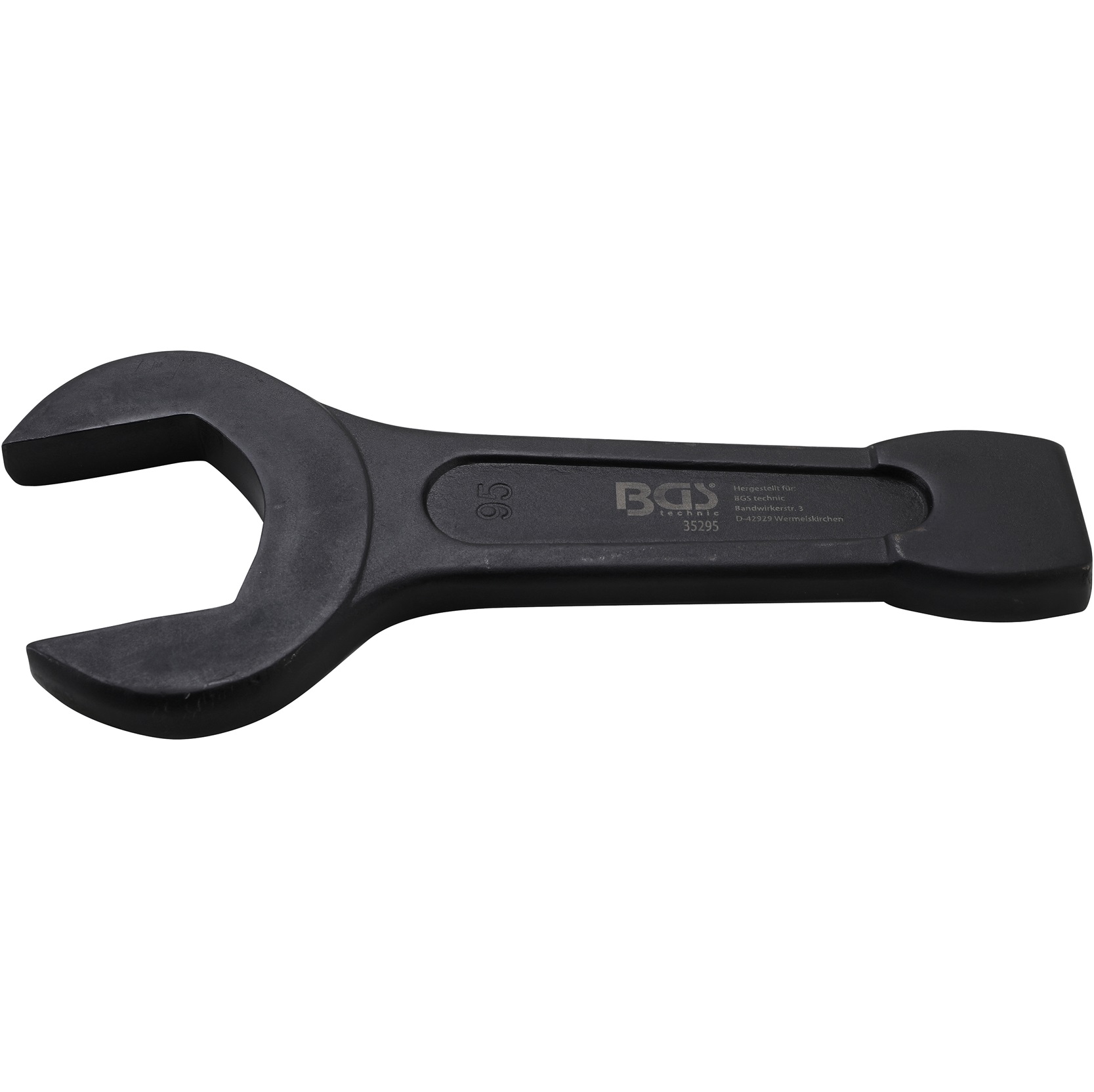 Kľúč plochý vidlicový, úderový, 95 mm, BGS 35295