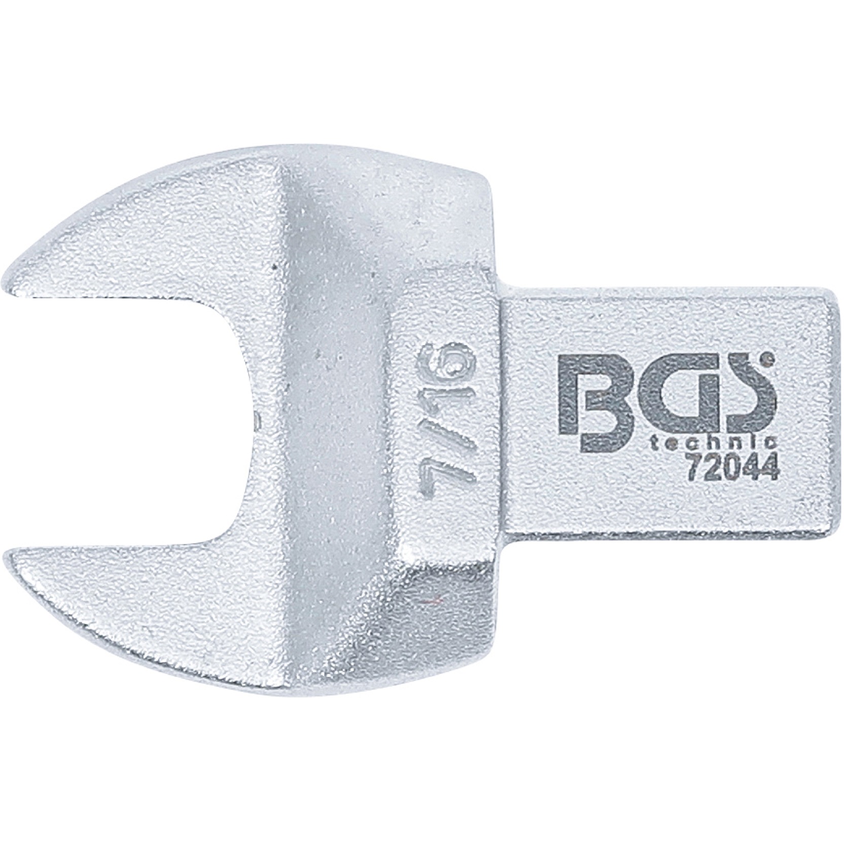 Kľúč nástrčný plochý vidlicový, palcový 7/16", 4-hran 9 x 12 mm, BGS 72044