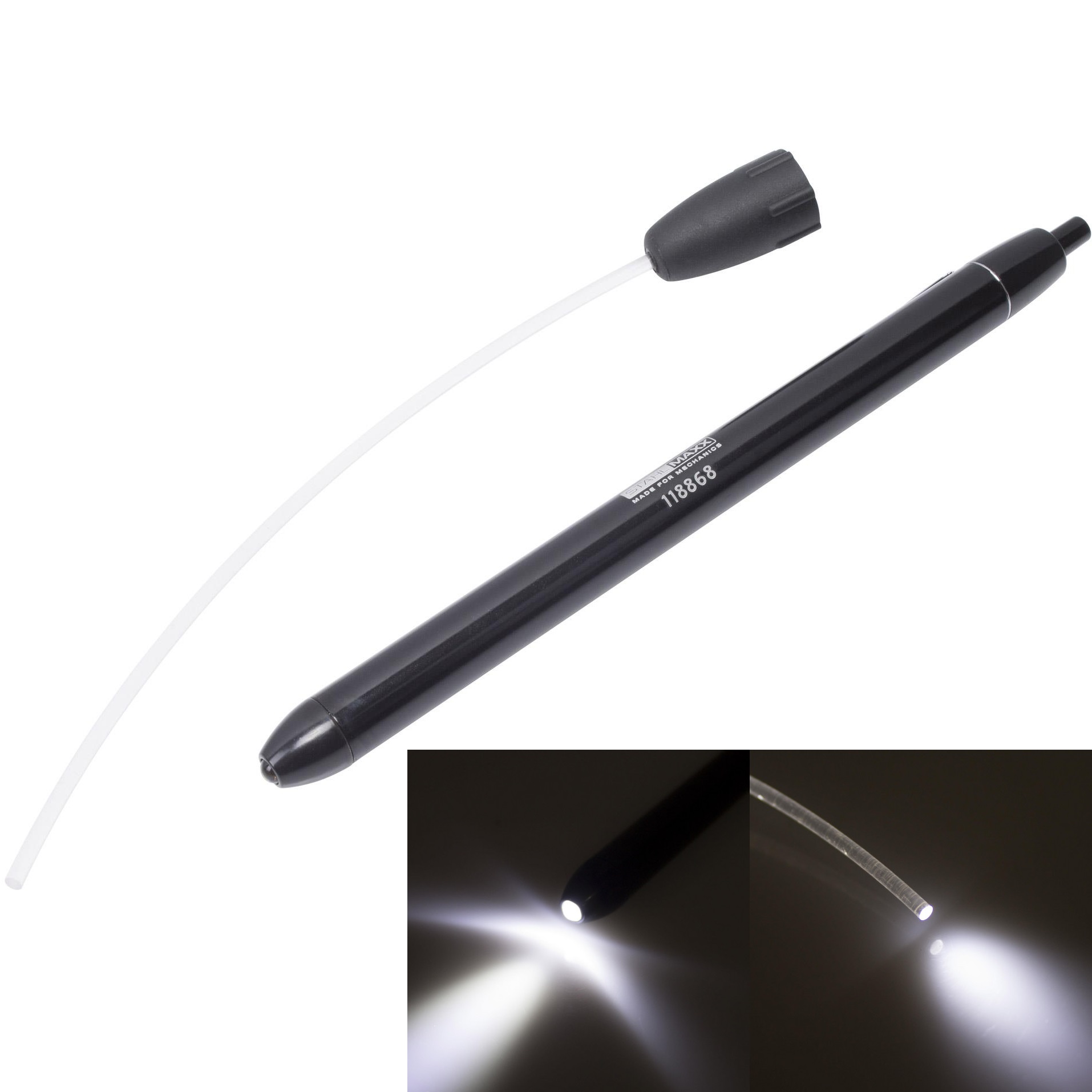 Lampa "pero" diagnostická, sklolaminátová na kontrolu otvorov a šácht, 3 mm, STAHLMAXX 118868