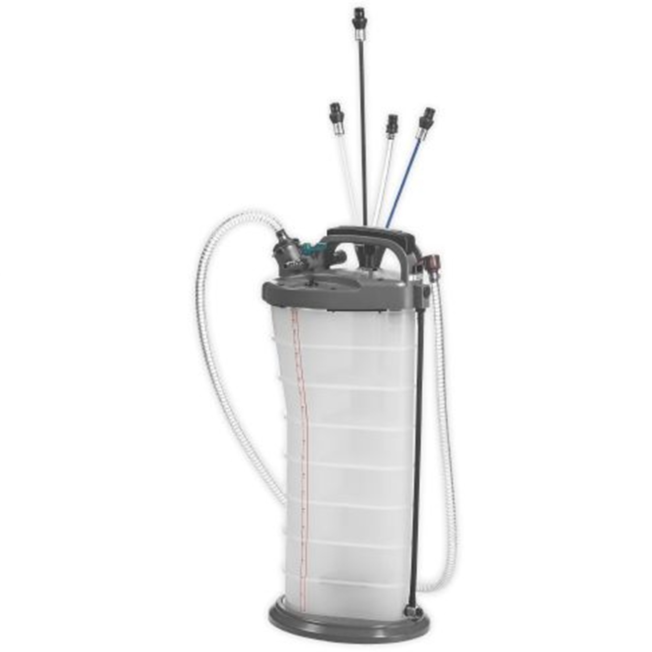 Odsávačka kvapalín, manuálna / pneumatická, 10 l, Welzh 7062-WW