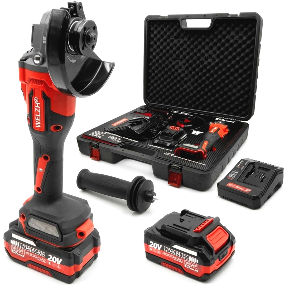 Brúska uhlová akumulátorová E-Beast™, Brushless, Welzh 7142-WW