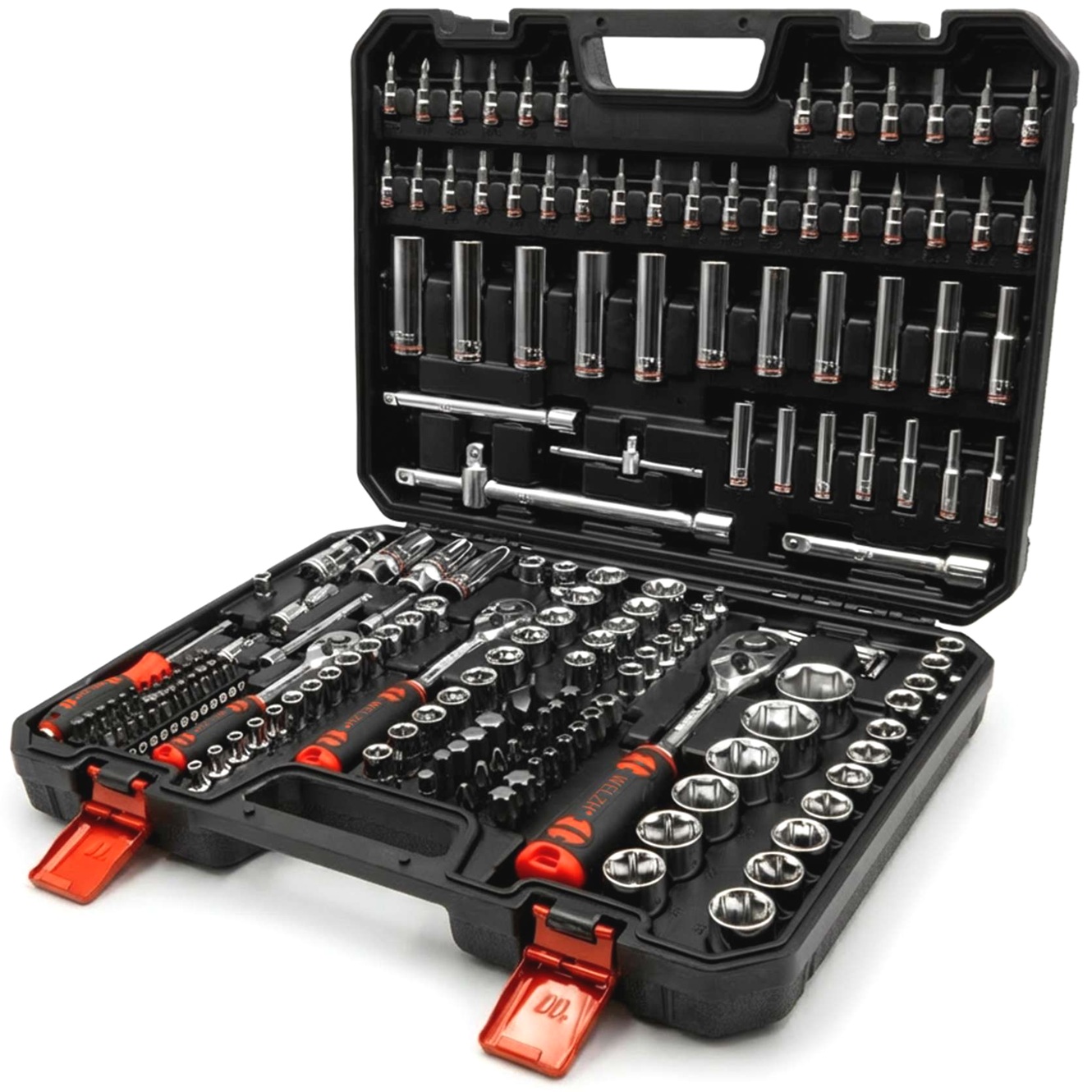 Gola sada 1/4", 3/8", 1/2", 6-hran, 4 - 32 mm, Master verzia 200 dielov, Welzh 6459-WW