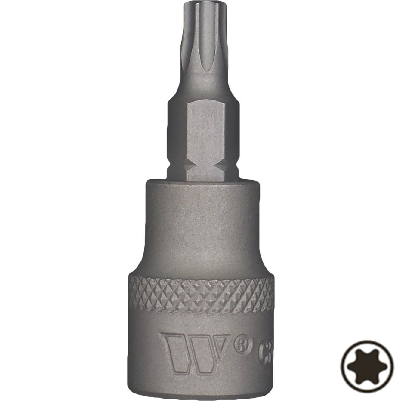 Hlavica zástrčná 1/4", T-profil T25, dĺžka 37 mm, oceľ SE-V, Welzh 1165-1-6-WW