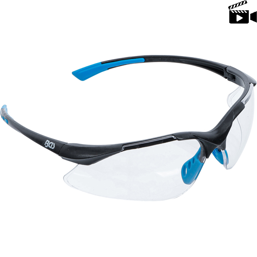 Okuliare ochranné číre, EN166 F