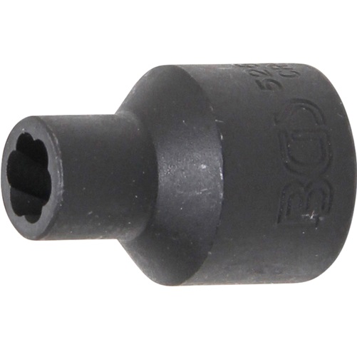 Hlavica špirálová 1/2" / vyťahovák poškodených skrutiek, 8 mm, BGS 5269-8