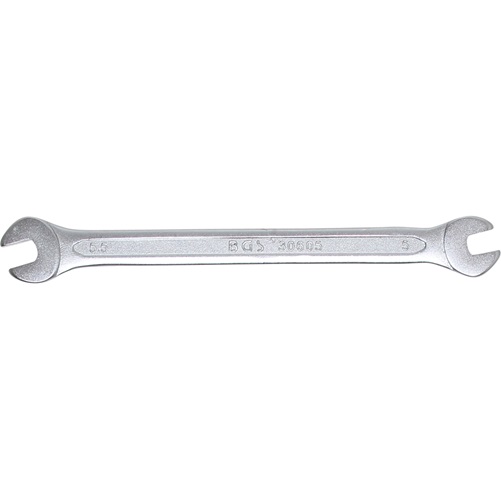 Kľúč plochý vidlicový, obojstranný, 5x5,5 mm, za studena kované, BGS 30605