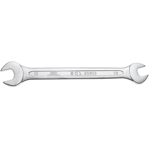 Kľúč plochý vidlicový, obojstranný, 10x13 mm, za studena kované, BGS 30613