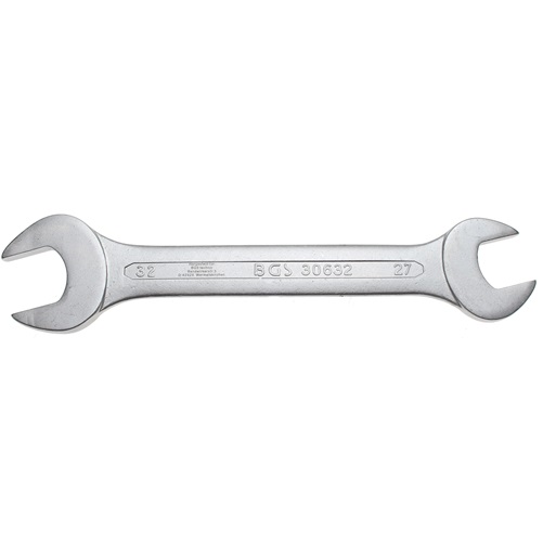 Kľúč plochý vidlicový, obojstranný, 27x32 mm, za studena kované, BGS 30632