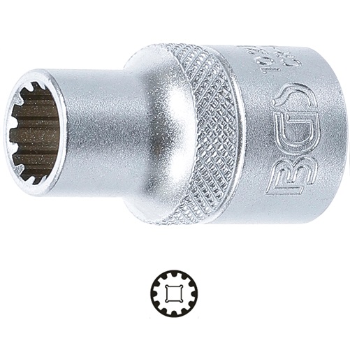 Hlavica nástrčná 1/2", Gear Lock, 10 mm, BGS 10210
