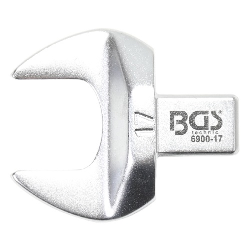 Kľúč nástrčný plochý vidlicový, 17 mm, 4-hran 9 x 12 mm, BGS 6900-17