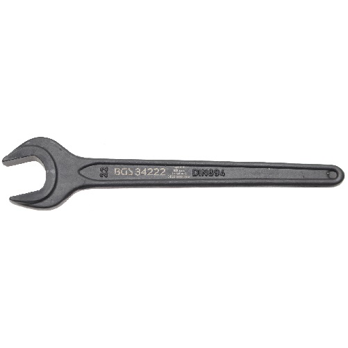 Kľúč plochý vidlicový, jednostranný, DIN 894, 22 mm, BGS 34222