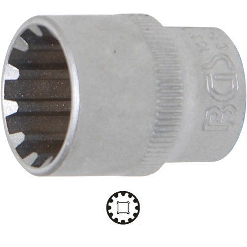 Hlavica nástrčná 3/8", Gear Lock, 17 mm, BGS 10317