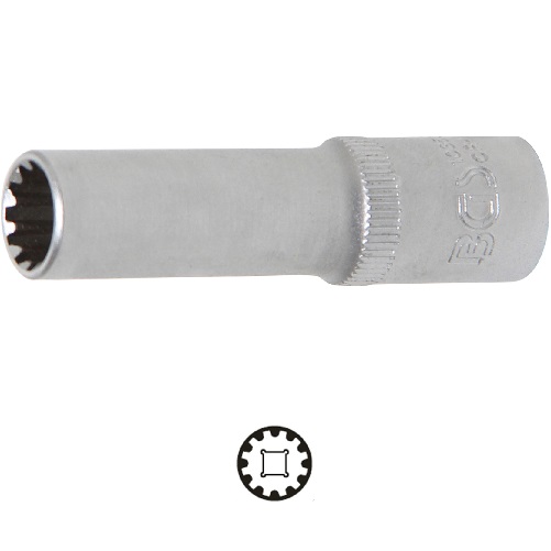 Hlavica nástrčná, Gear Lock, predĺžená, 3/8", 10 mm, BGS 10350