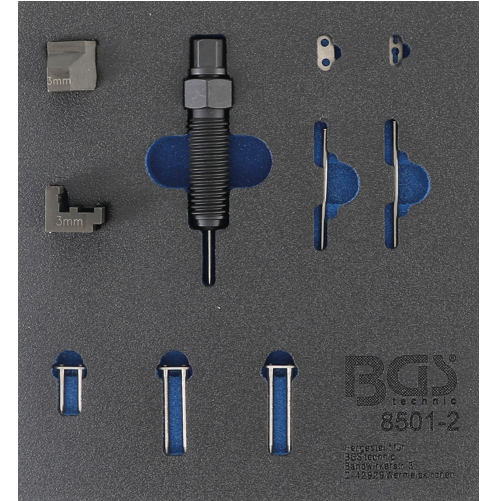 Modul 1/6 - doplnky pre nitovačku rozvodovej reťaze BGS 108501, pre 3 mm kolíky