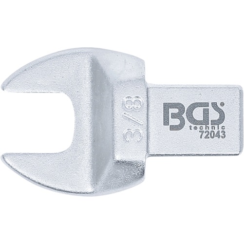 Kľúč nástrčný plochý vidlicový, palcový 3/8", 4-hran 9 x 12 mm, BGS 72043