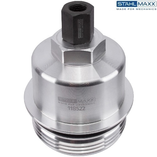 Adaptér olejového filtra na meranie tlaku oleja, pre BMW / PSA, STAHLMAXX 118522