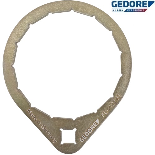 Kľúč na olejové filtre, 15-hran, Ø 74,5 mm, pre Ford EcoBoost, GEDORE KL-0122-57