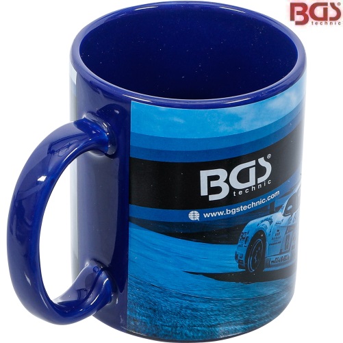 Hrnček na kávu BGS®, modrý, BGS 73355