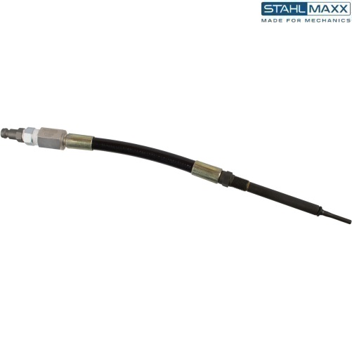 Adaptér žeraviacej sviečky, flexibilný, M10 x 1, pre test kompresie (nafta), STAHLMAXX 11189