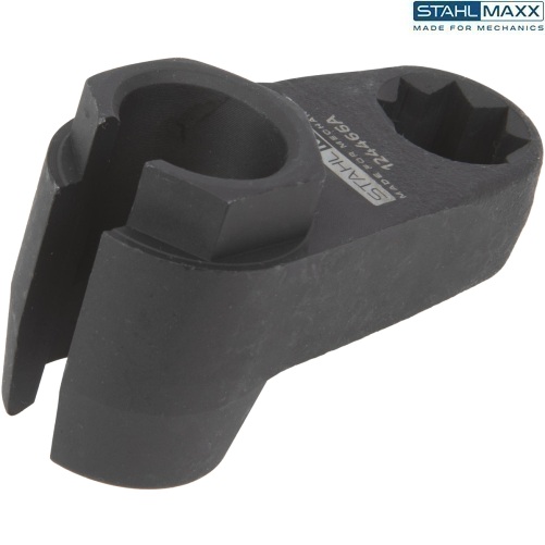 Hlavica nástrčná na snímače teploty výfukových plynov EGT, 1/2", 6-hran 19 mm, s drážkou, STAHLMAXX 124466A