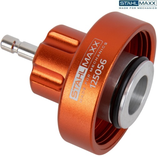 Adaptér chladiča pre sadu na testovanie tlaku chladiaceho systému, pre MG EV / PHEV, MG3, MG4, MG5, MG6, MG7, MG GS, -HS, -RX5, -ZS, STAHLMAXX 125056
