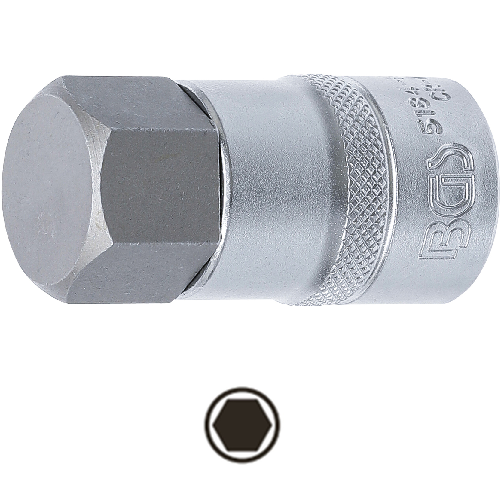 Hlavica zástrčná 1/2", imbus 24 mm, dĺžka 55 mm, BGS 5184-H24