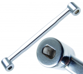 Kľúč pre povolenie tlmičov s oválnymi hlavicami, 5x8 a 6x9 mm