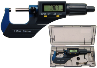 Mikrometer digitálny, 0 - 25 mm