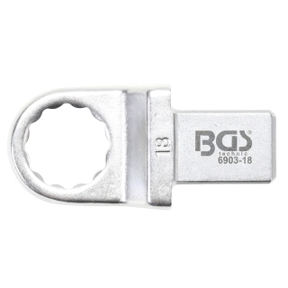 Kľúč nástrčný očkový 18 mm, 4-hran 14 x 18 mm, BGS 6903-18