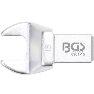 Kľúč nástrčný plochý vidlicový, 15 mm, 4-hran 14 x 18 mm, BGS 6901-15