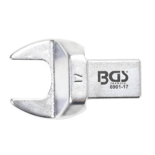 Kľúč nástrčný plochý vidlicový, 17 mm, 4-hran 14 x 18 mm, BGS 6901-17