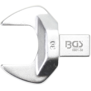 Kľúč nástrčný plochý vidlicový, 30 mm, 4-hran 14 x 18 mm, BGS 6901-30