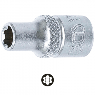 Hlavica nástrčná 1/4", Super Lock, 5 mm, BGS 2345