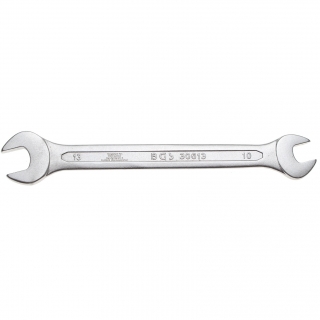 Kľúč plochý vidlicový, obojstranný, 10x13 mm, za studena kované, BGS 30613