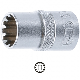Hlavica nástrčná 1/2", Gear Lock, 14 mm, BGS 10214