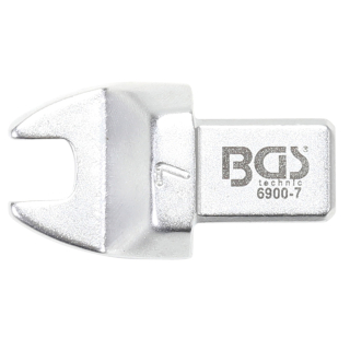 Kľúč nástrčný plochý vidlicový, 7 mm, 4-hran 9 x 12 mm, BGS 6900-7
