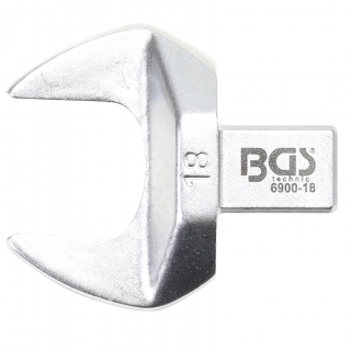 Kľúč nástrčný plochý vidlicový, 18 mm, 4-hran 9 x 12 mm, BGS 6900-18