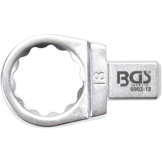 Kľúč nástrčný očkový, 18 mm, 4-hran 9 x 12 mm, BGS 6902-18