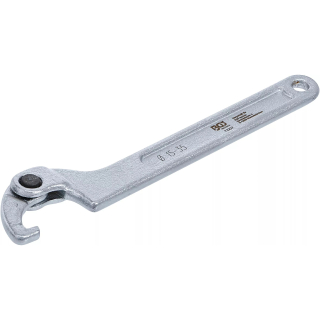 Kľúč hákový nastaviteľný s výstupkom, 15 - 35 mm, BGS 73227