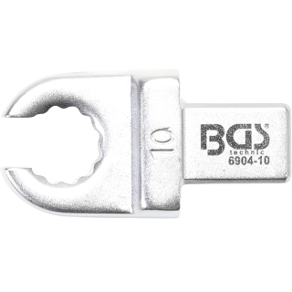 Kľúč nástrčný očkový, otvorený, 10 mm, 4-hran 9 x 12 mm, BGS 6904-10